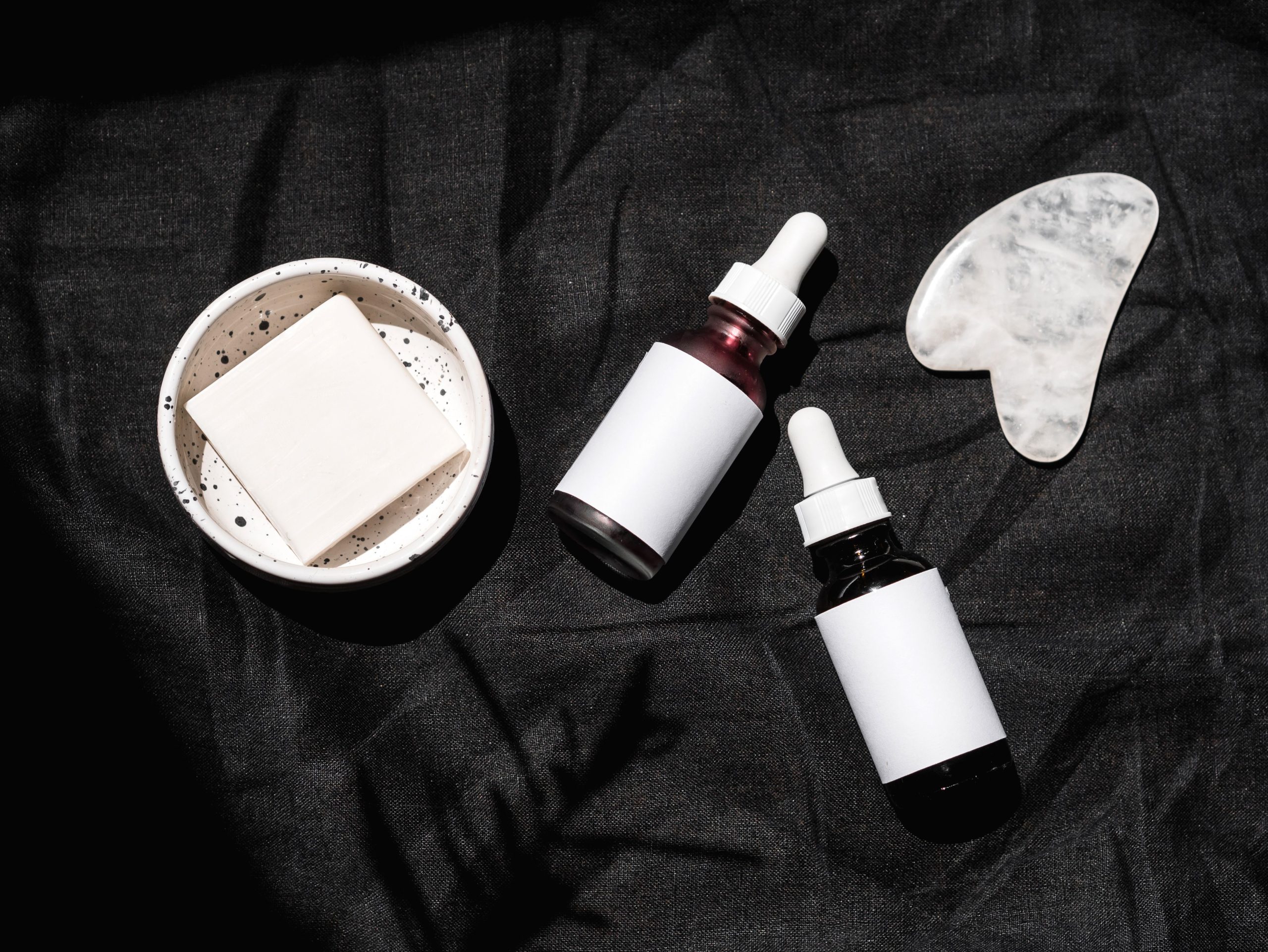 Produits soins savon gua sha tissu