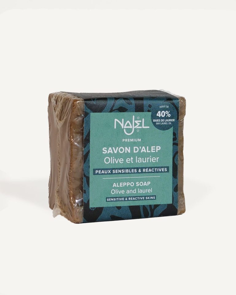Najel Savon d&rsquo;Alep 40 % huile de baies de laurier